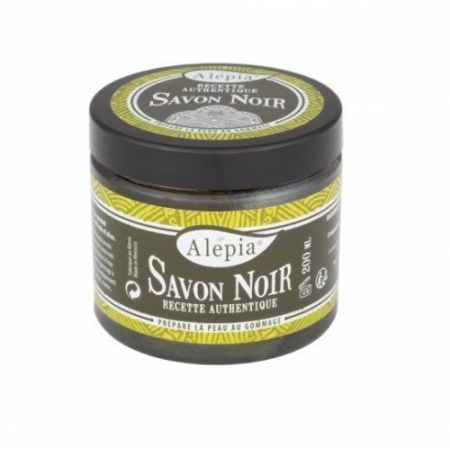 ALEPIA Mydło peelingujące Czarne Savon Noir Supreme 200 g